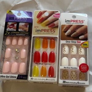imPRESS Vibrant Press-On Nails set of 3